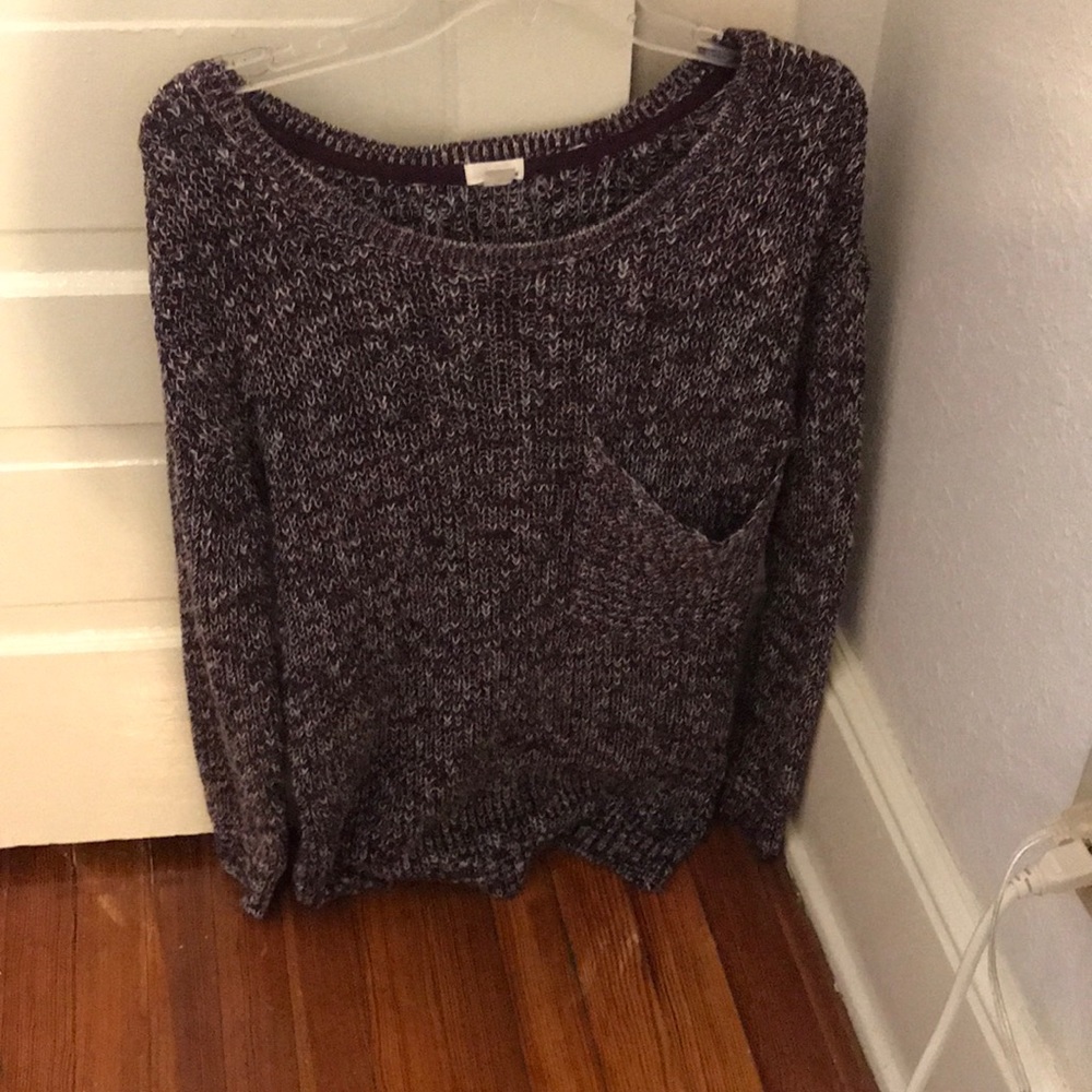 XS/S GARAGE purple pocket sweater Dress